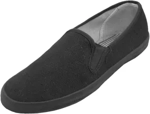 3A16M Men's Loafers Sneakers Canvas Slip On Comfort Casual Gore Skate Deck Shoes