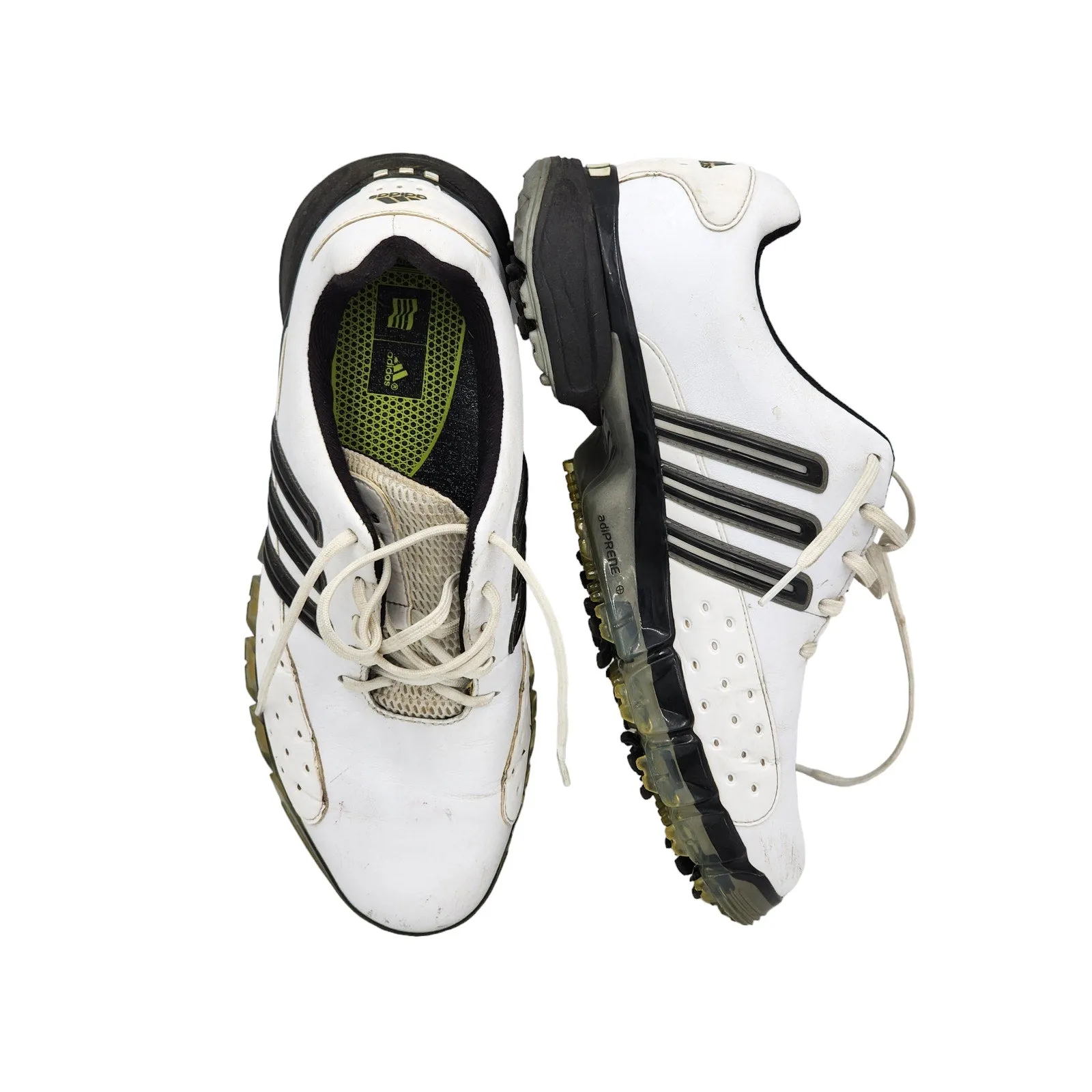 Adidas Shoes adiPRENE Traxion Golf Shoes Mens 8 White Black Spikeless Gripzone