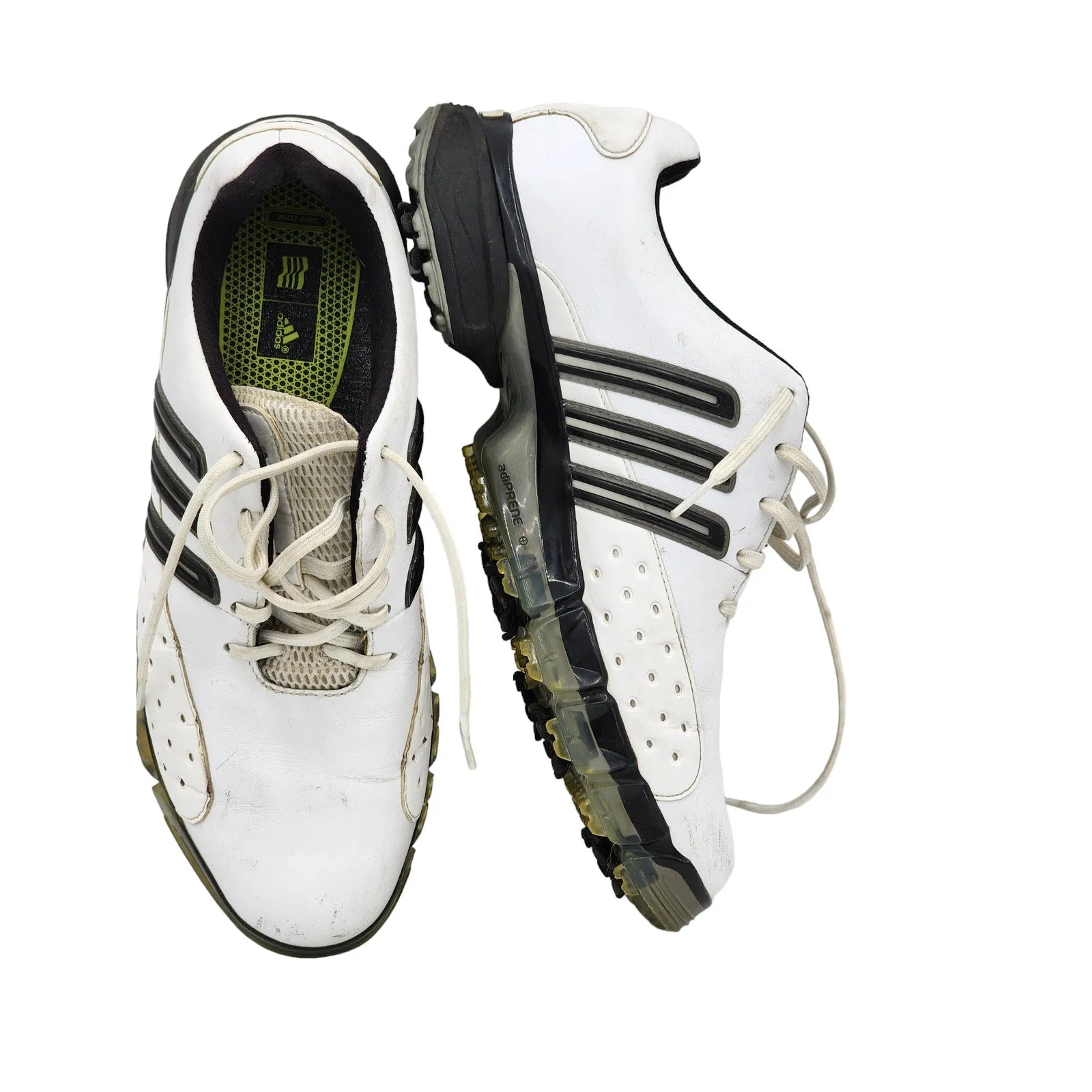 Adidas Shoes adiPRENE Traxion Golf Shoes Mens 8 White Black Spikeless Gripzone