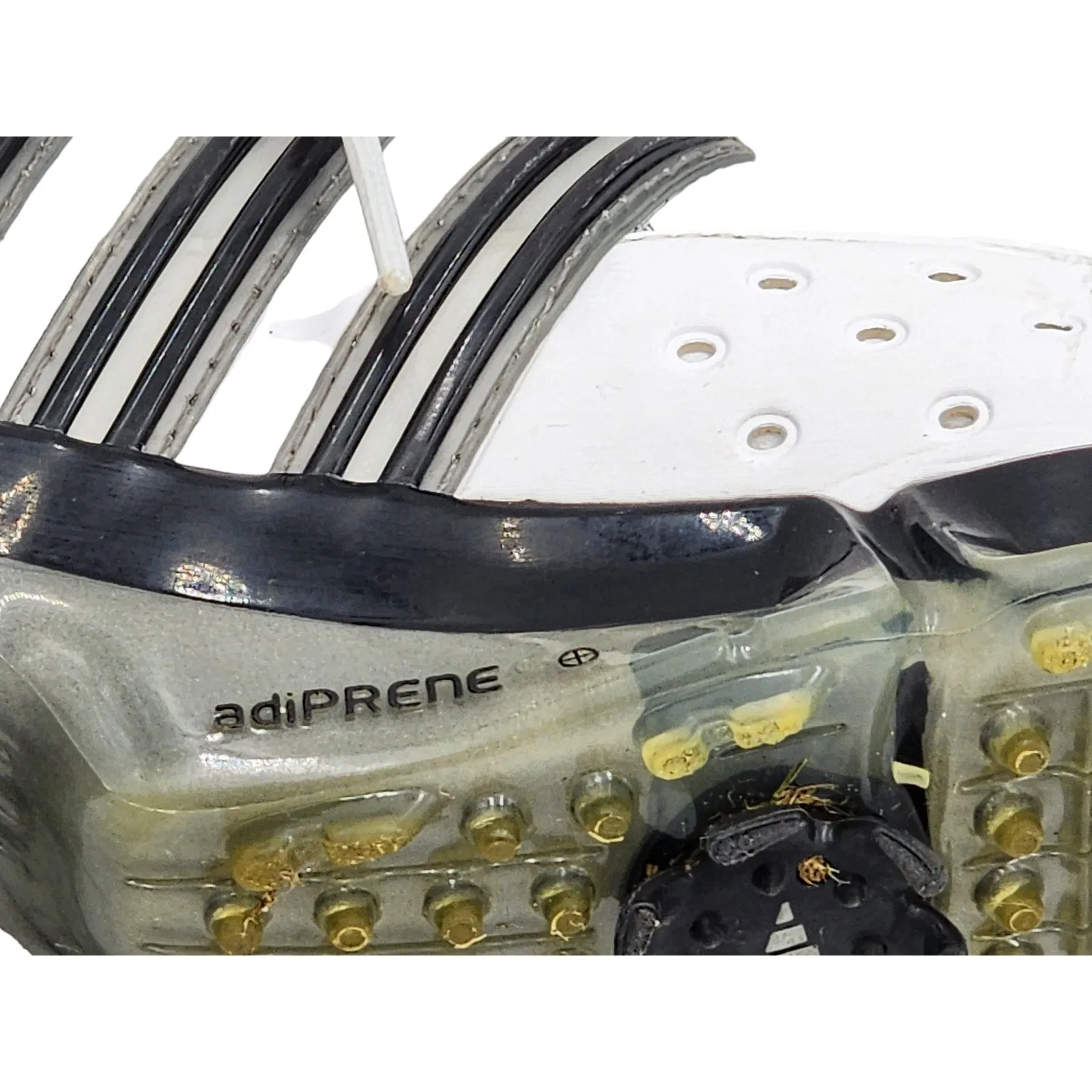 Adidas Shoes adiPRENE Traxion Golf Shoes Mens 8 White Black Spikeless Gripzone
