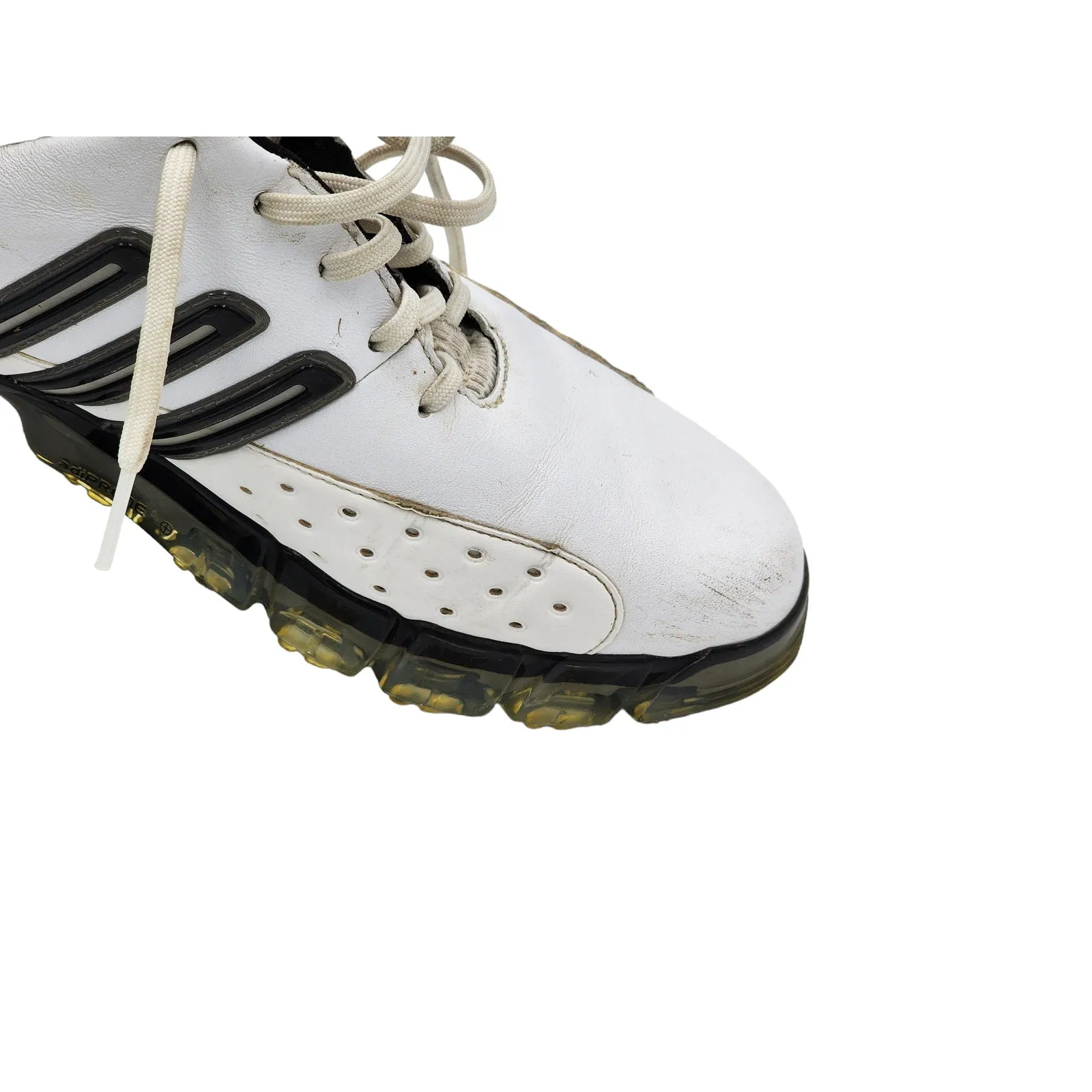 Adidas Shoes adiPRENE Traxion Golf Shoes Mens 8 White Black Spikeless Gripzone
