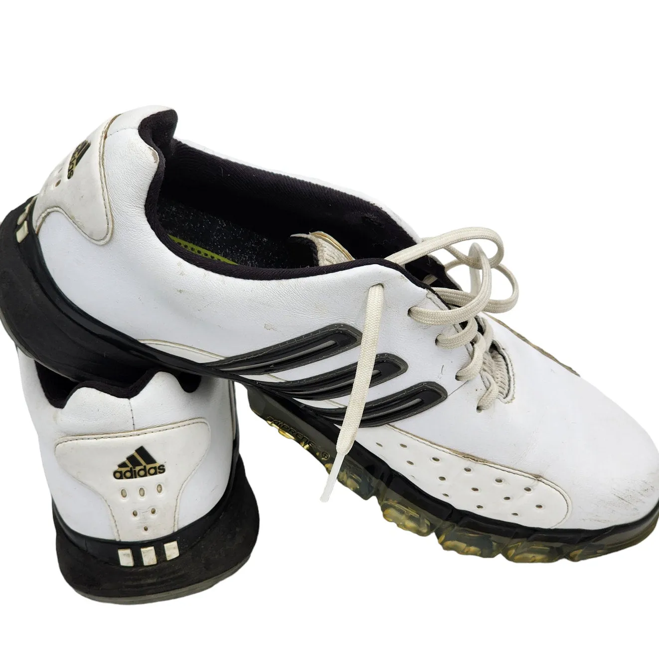 Adidas Shoes adiPRENE Traxion Golf Shoes Mens 8 White Black Spikeless Gripzone
