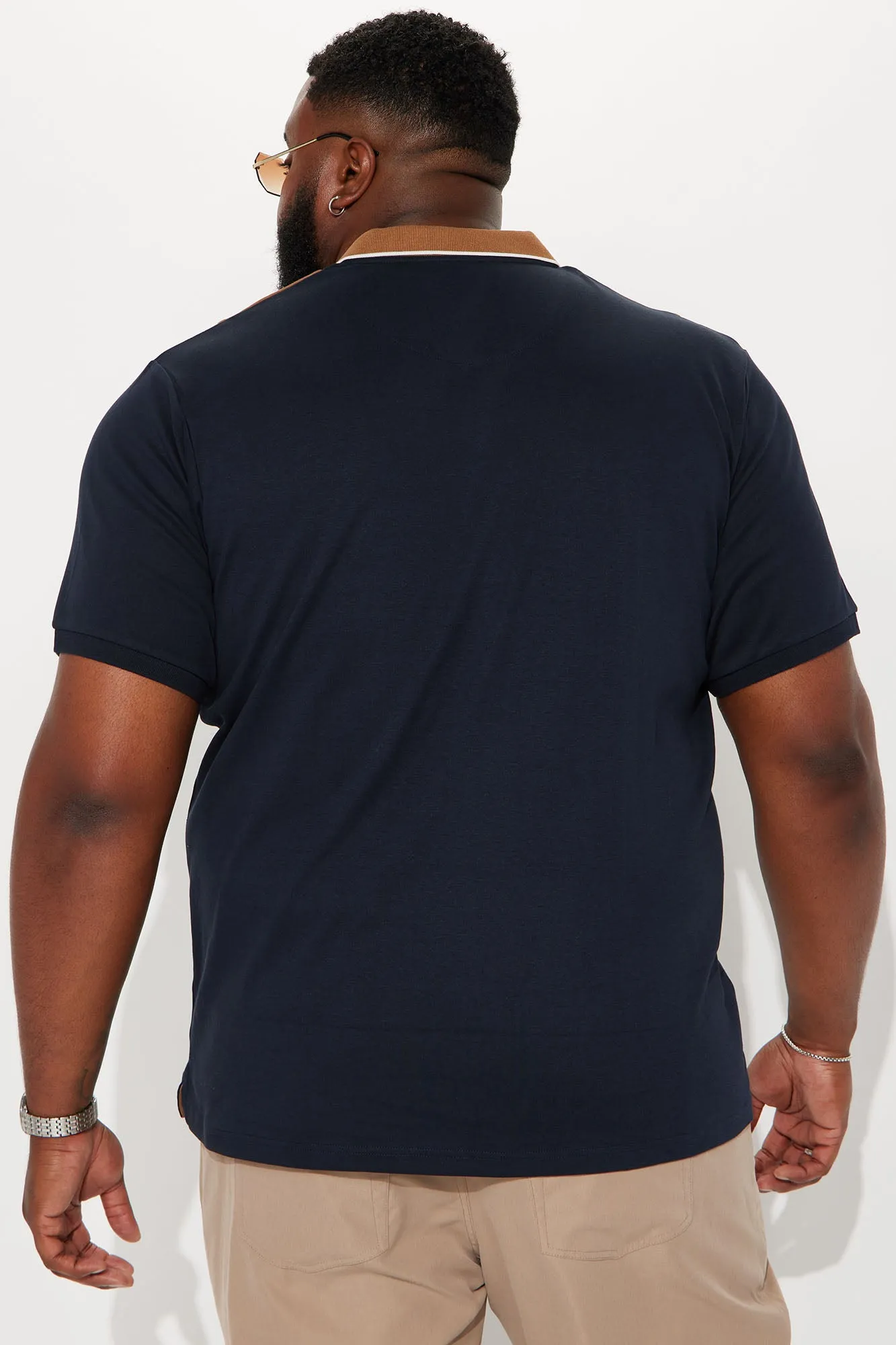 Alley Cat Short Sleeve Polo - Multi Color