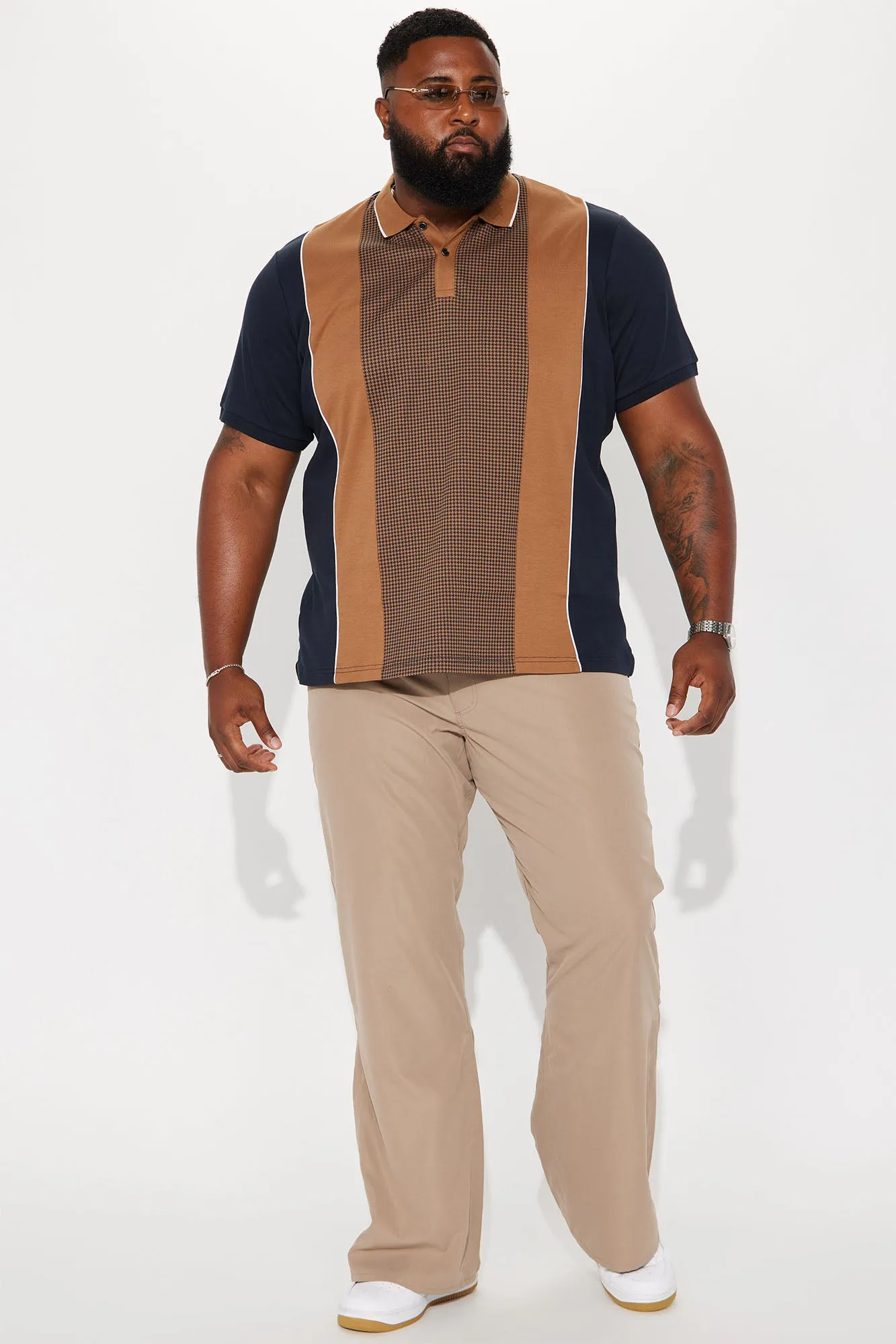 Alley Cat Short Sleeve Polo - Multi Color