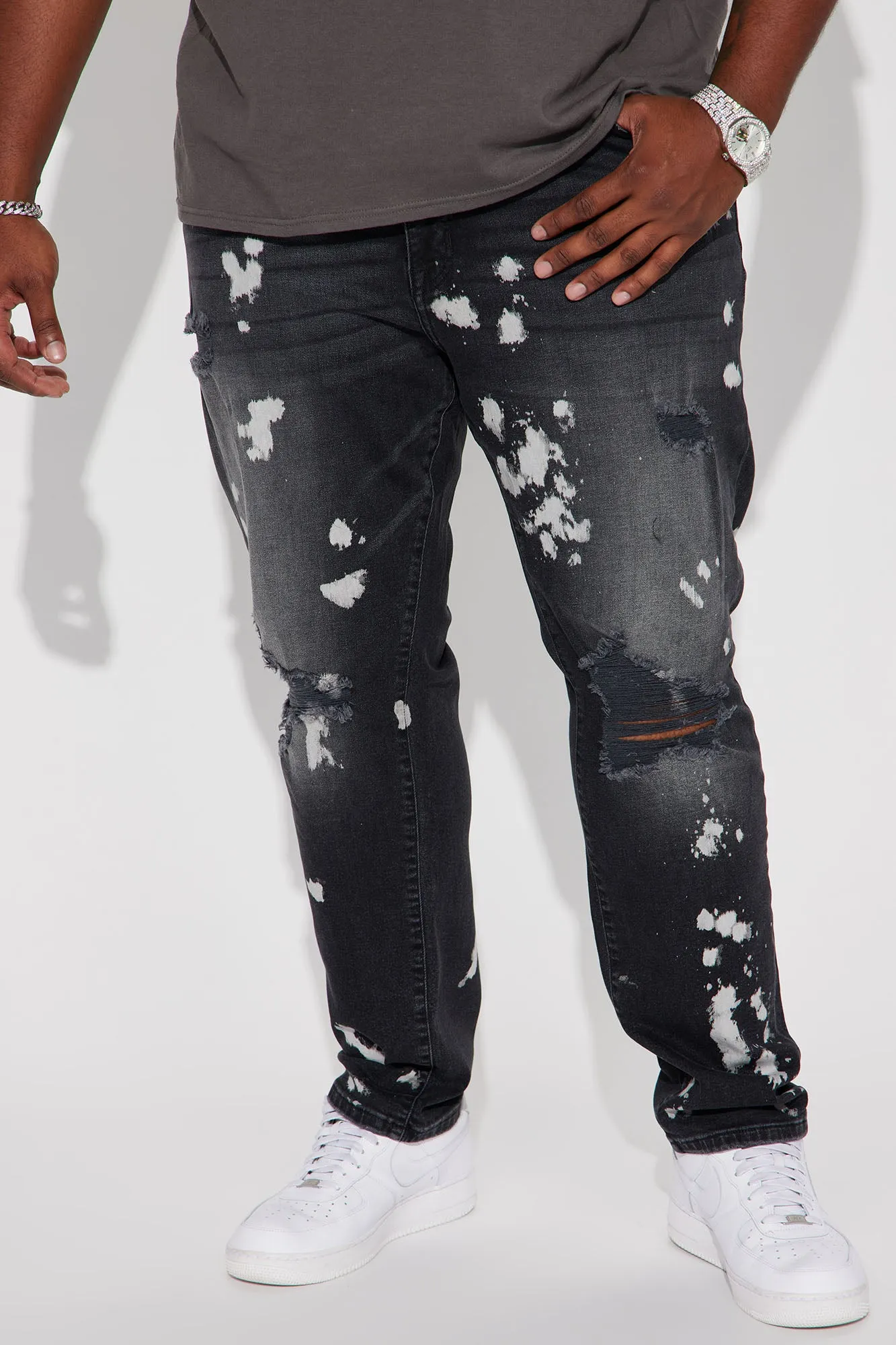 Alley Way Slim Jeans - Black Wash