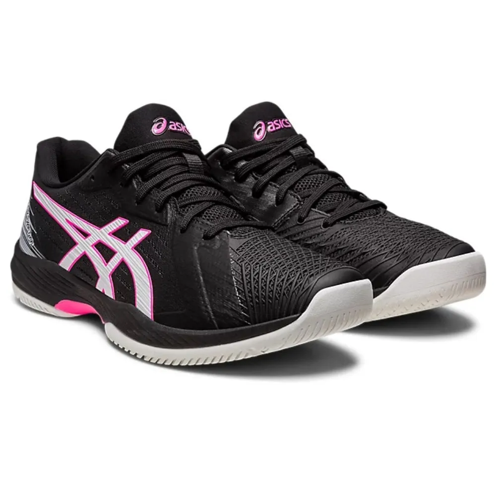 ASICS Men's Solution Swift FF Tennis Shoe (Black/Hot Pink)