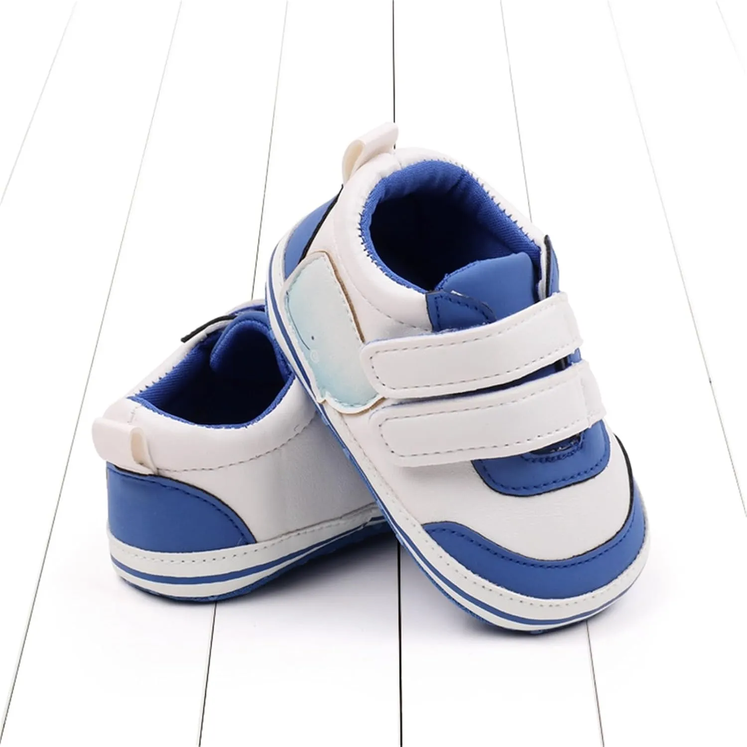 Baby Boys Girls First Walking Shoes Infant Non-Slip PU Leather Sneakers Toddler Newborn High Top Loafers Flat Shoes
