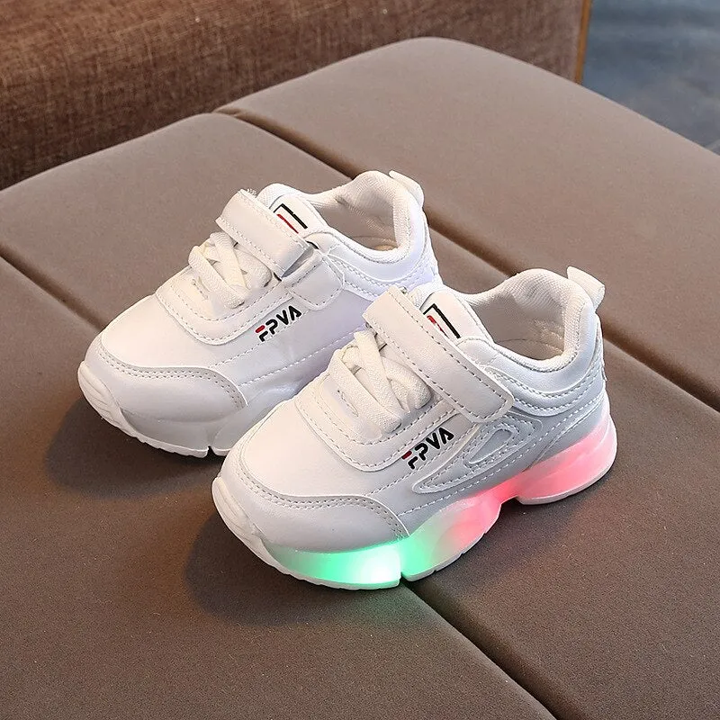 Baby Led Luminous Shoes for Girls Glowing Lighted Shoes