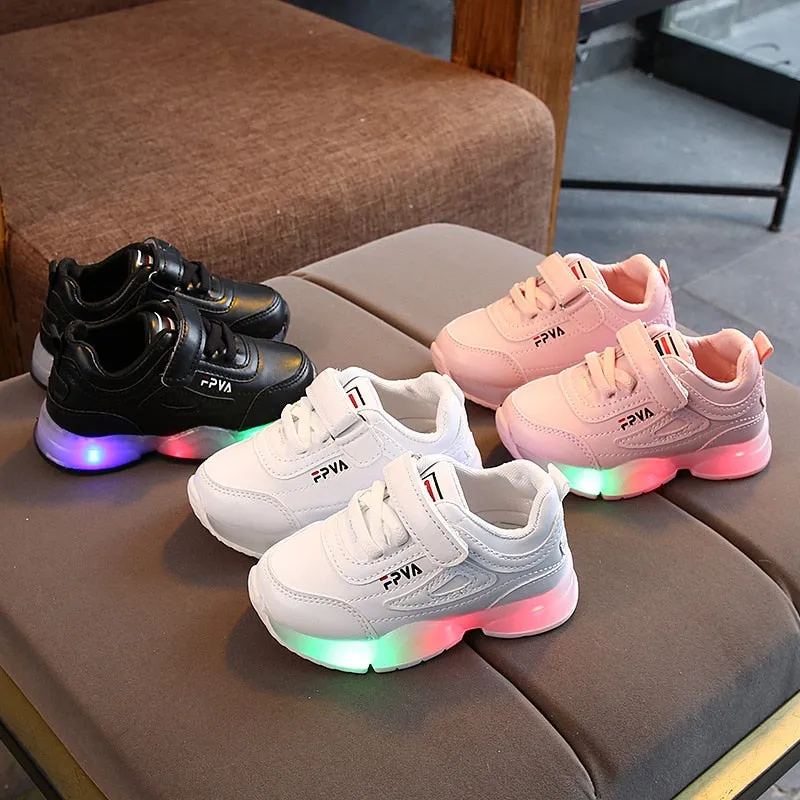 Baby Led Luminous Shoes for Girls Glowing Lighted Shoes