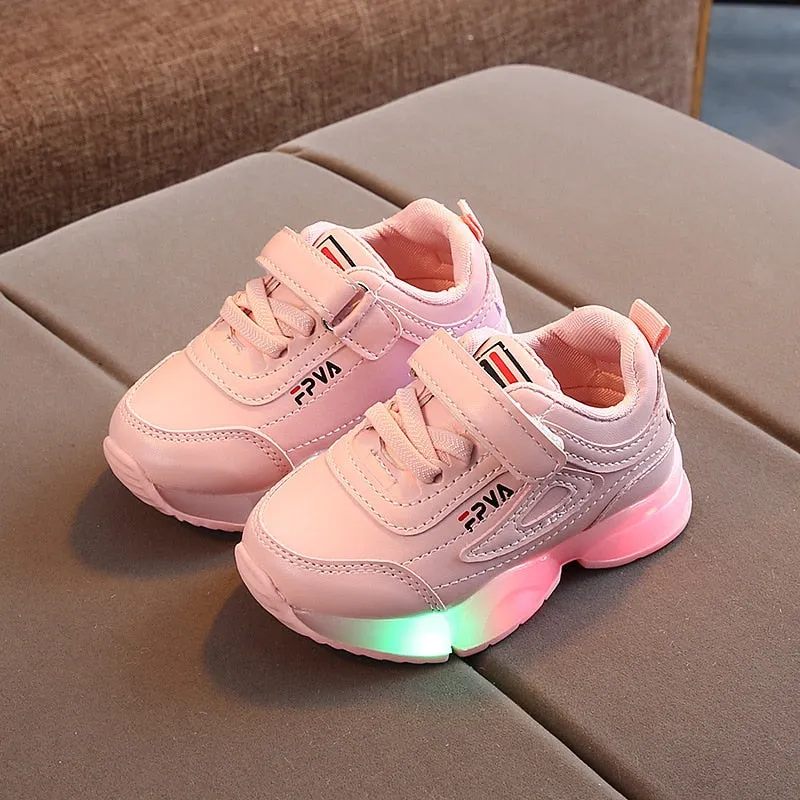Baby Led Luminous Shoes for Girls Glowing Lighted Shoes