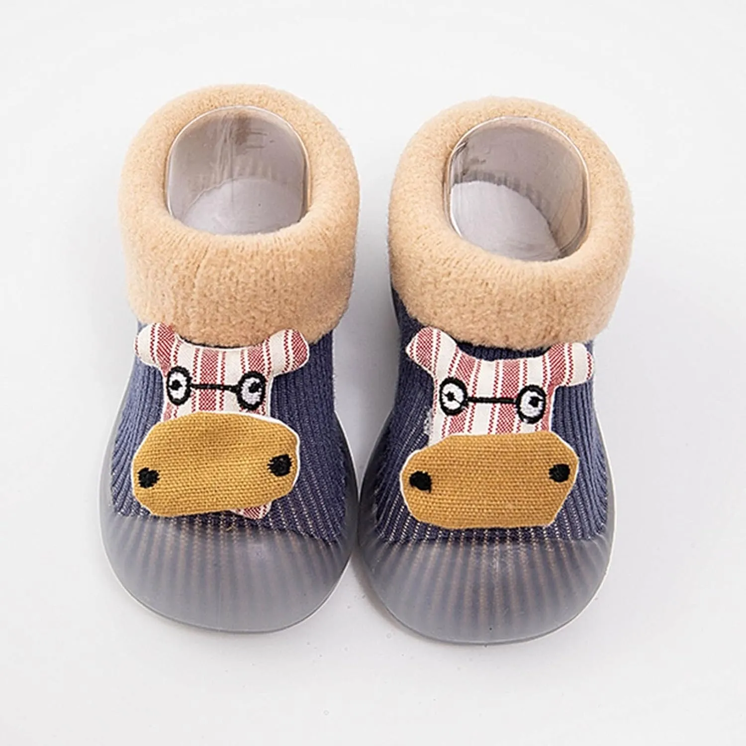 Baby Shoes,Infant Toddle Footwear Winter Shoes Soft Bottom Indoor Non Slip Warm Floor Cartoon Animal Socks Shoes