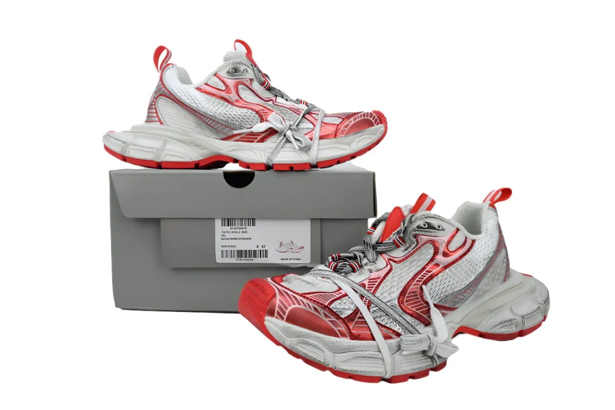 Balenciaga 3XL White Red Sneaker