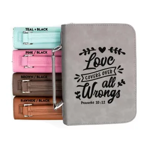 Bible Book Cover - Love Comes Over All Wrongs - Proverbs 10-12