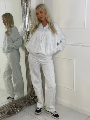 Bomber Jacket & Jogger Tracksuit - Bleach Grey