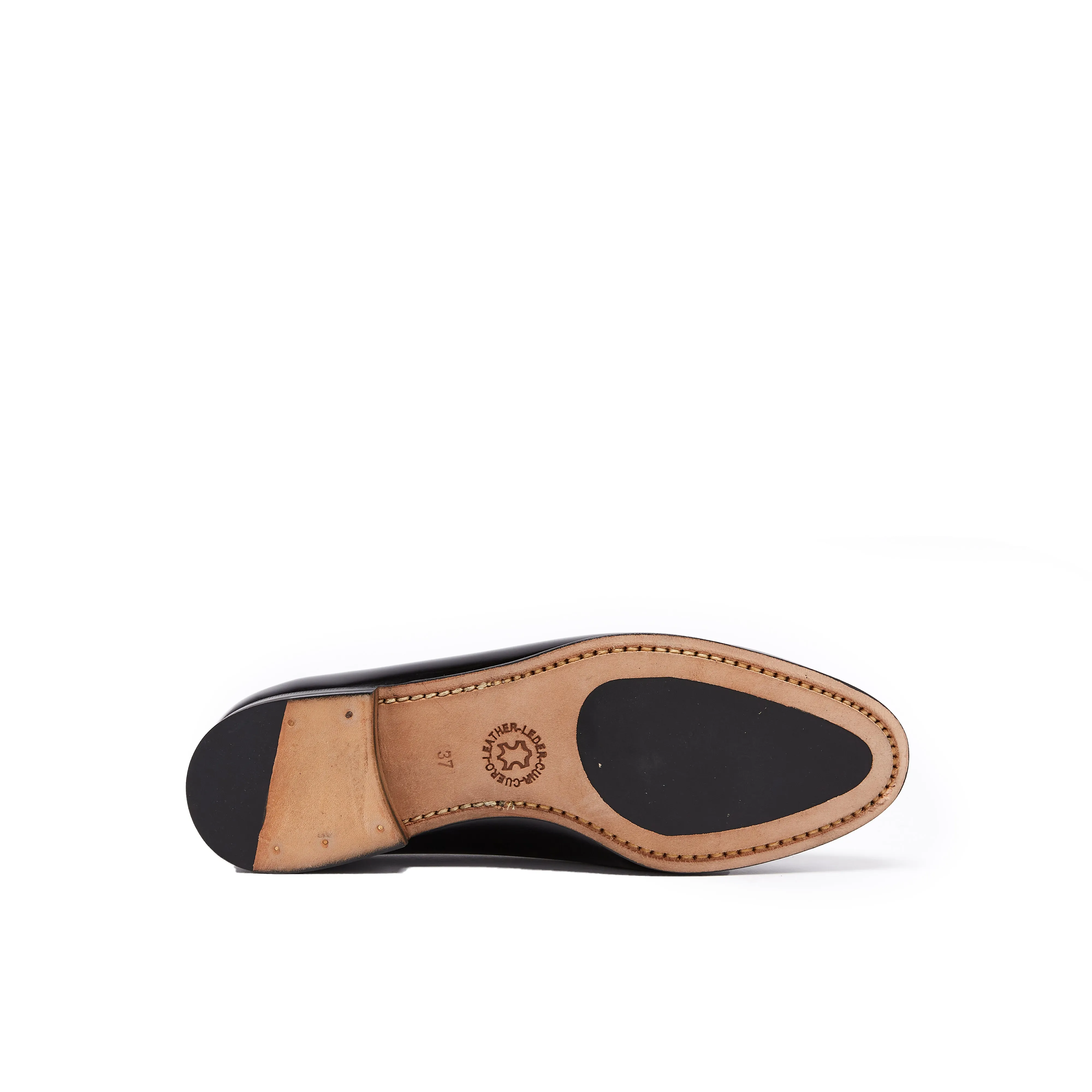 Bow loafer black