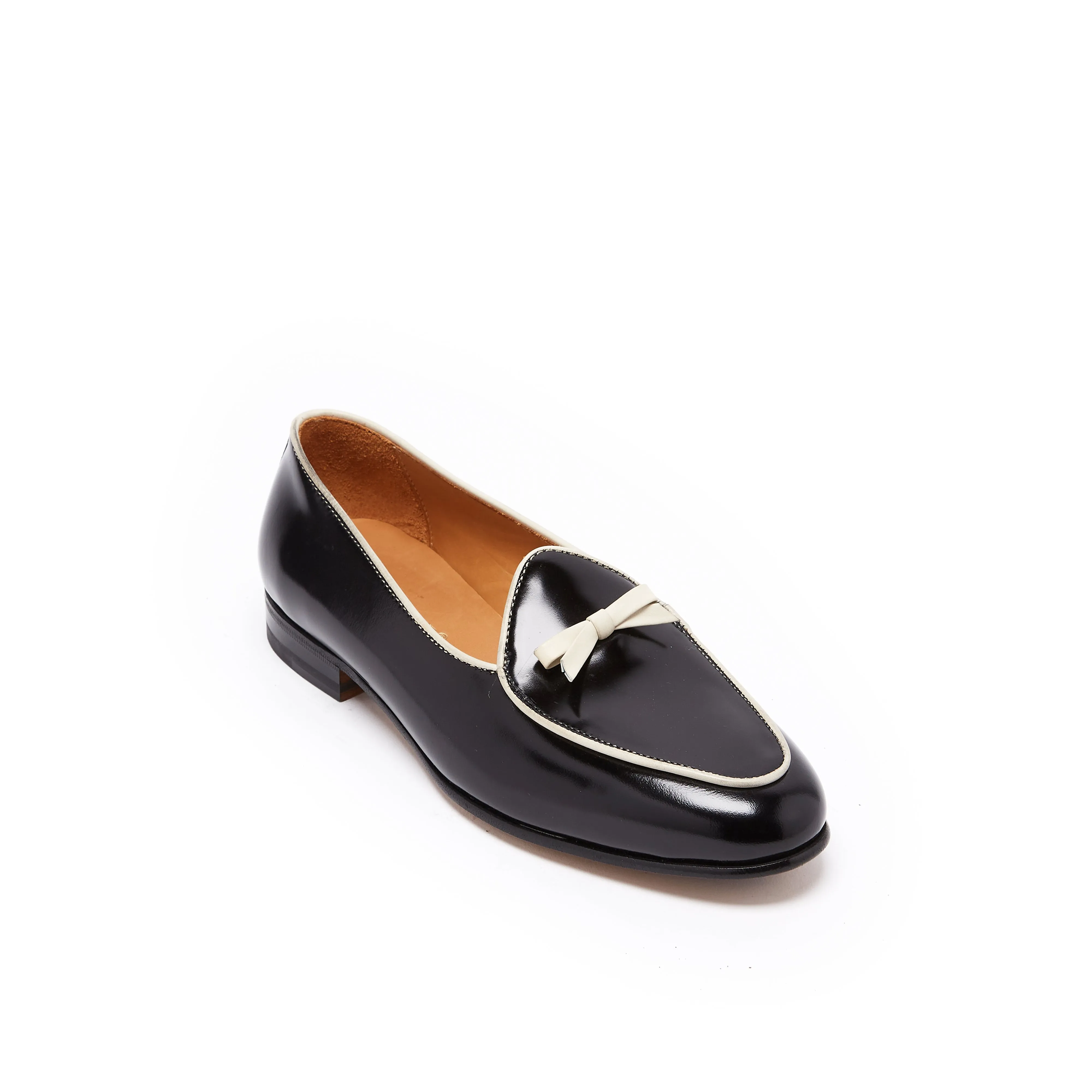 Bow loafer black