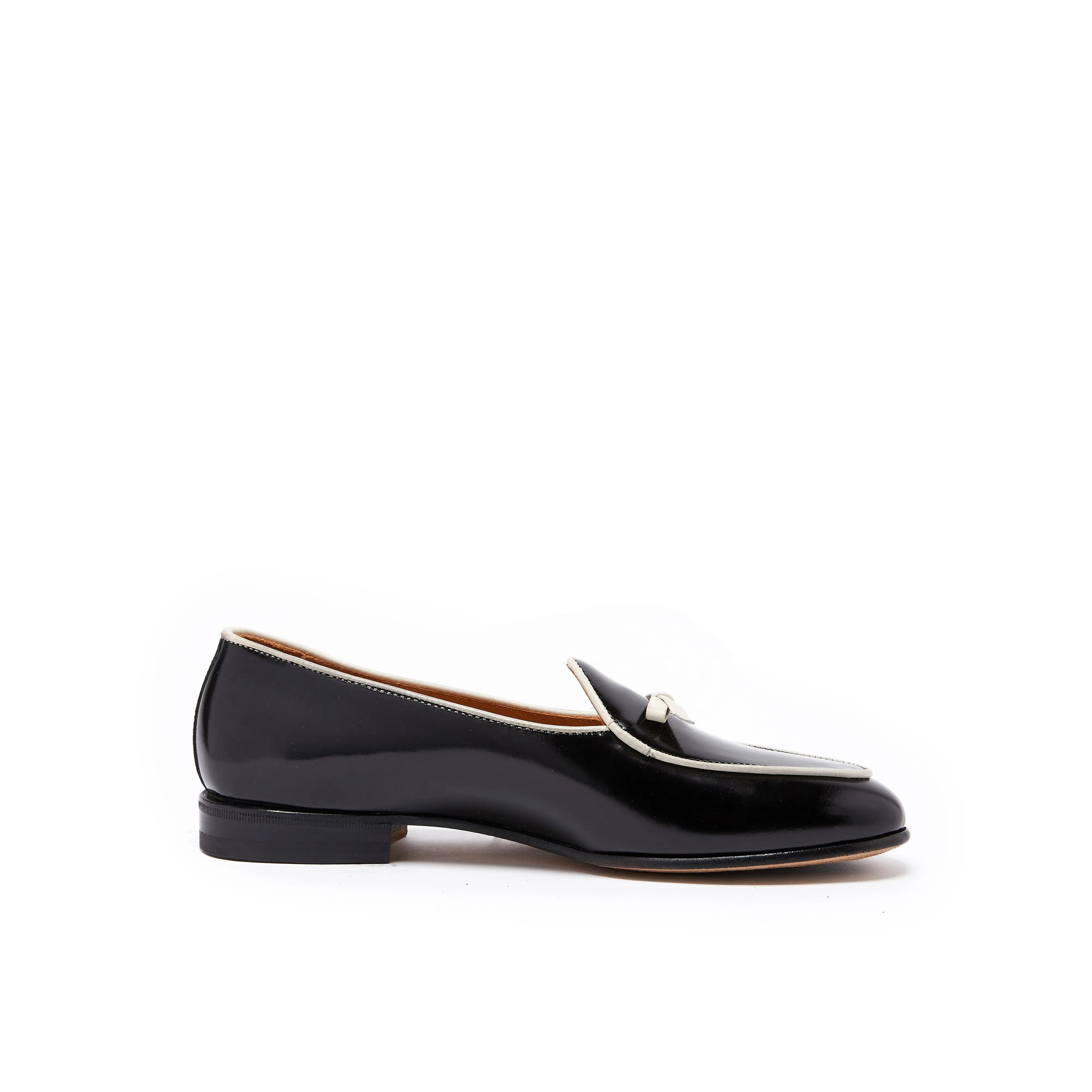 Bow loafer black