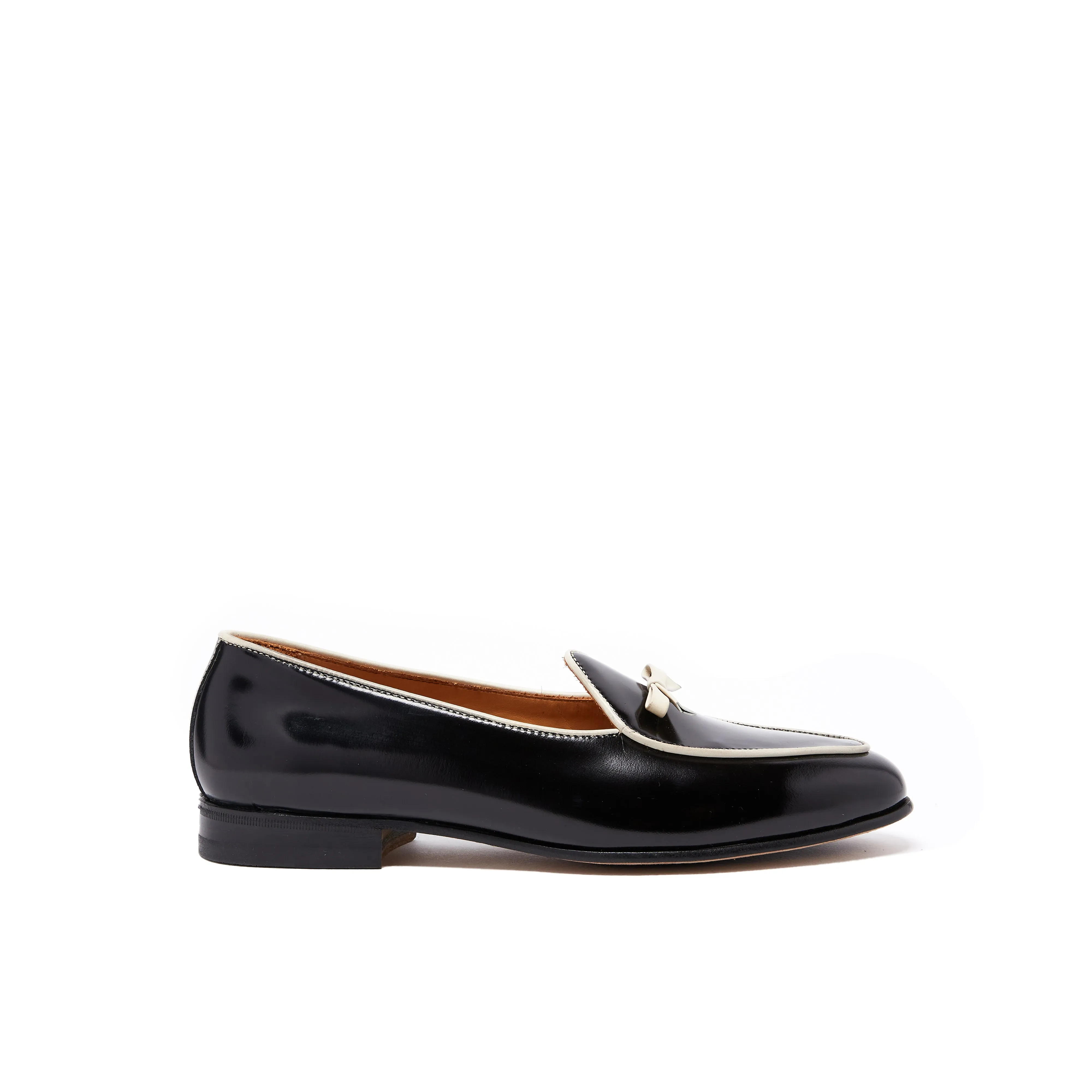 Bow loafer black