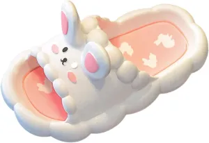 Boys Girls Cartoon Cloud Slippers Toddlers Cute Open Toe Shower Sandals Anti Slip Home Bathing Beach Pool Shoes