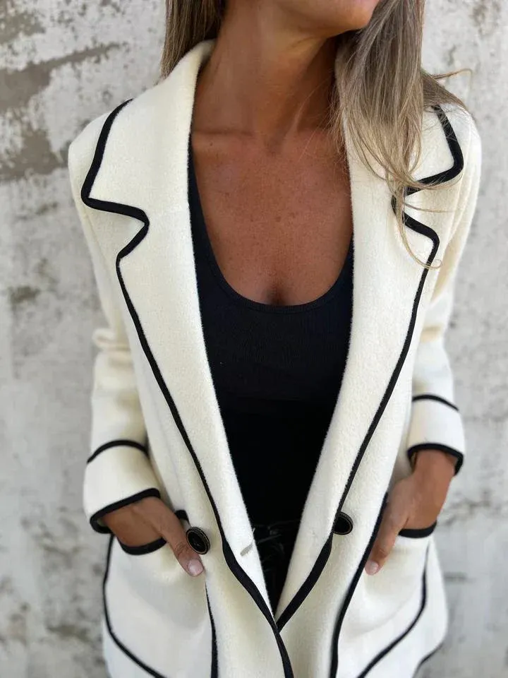 BRIGITTE - Refined Contrast-Edge Jacket
