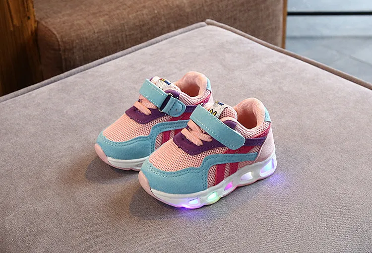 Children's Led Shoes Lighted Sneakers Glowing Shoes with Luminous Sole