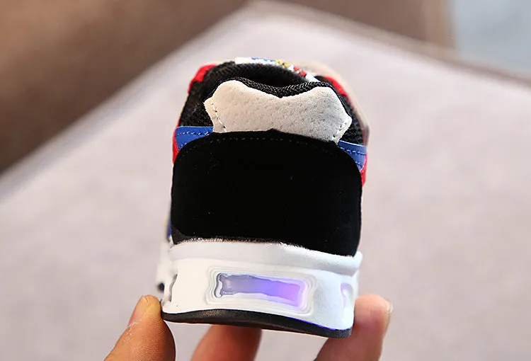 Children's Led Shoes Lighted Sneakers Glowing Shoes with Luminous Sole