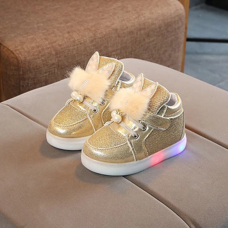 Children's Led Sneakers Glowing Luminous Backlight Sole