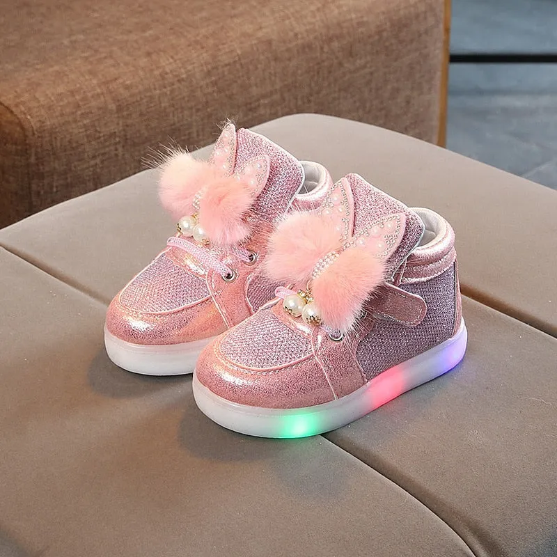 Children's Led Sneakers Glowing Luminous Backlight Sole