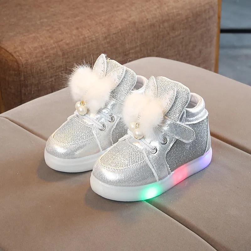 Children's Led Sneakers Glowing Luminous Backlight Sole