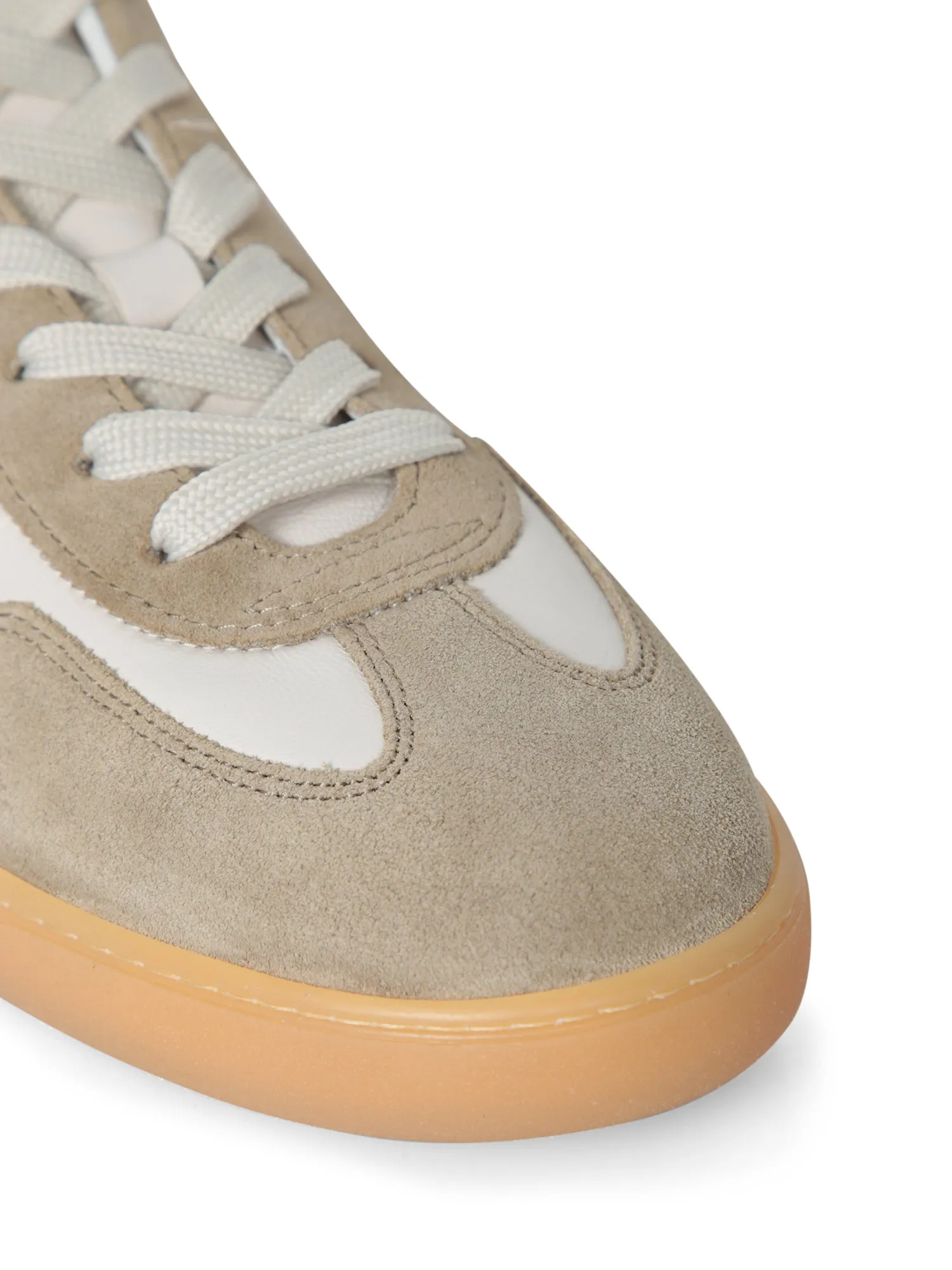 Cool White-Brown Sneakers
