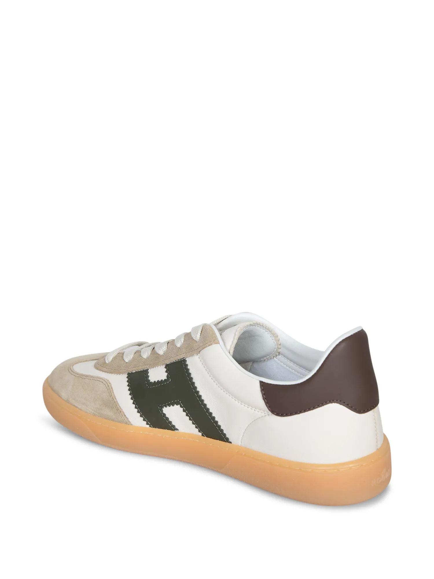 Cool White-Brown Sneakers