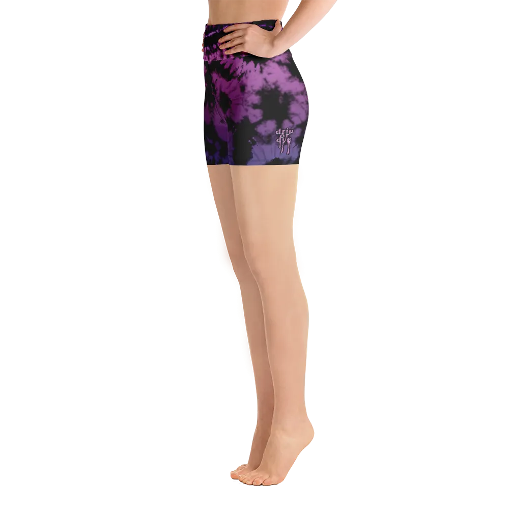 CRXWN | Drip or Dye Max 720 Bubble Pack HER Collection Acid Wash Tye Dye Yoga Shorts