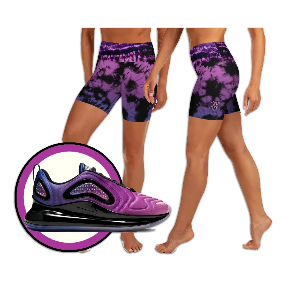 CRXWN | Drip or Dye Max 720 Bubble Pack HER Collection Acid Wash Tye Dye Yoga Shorts