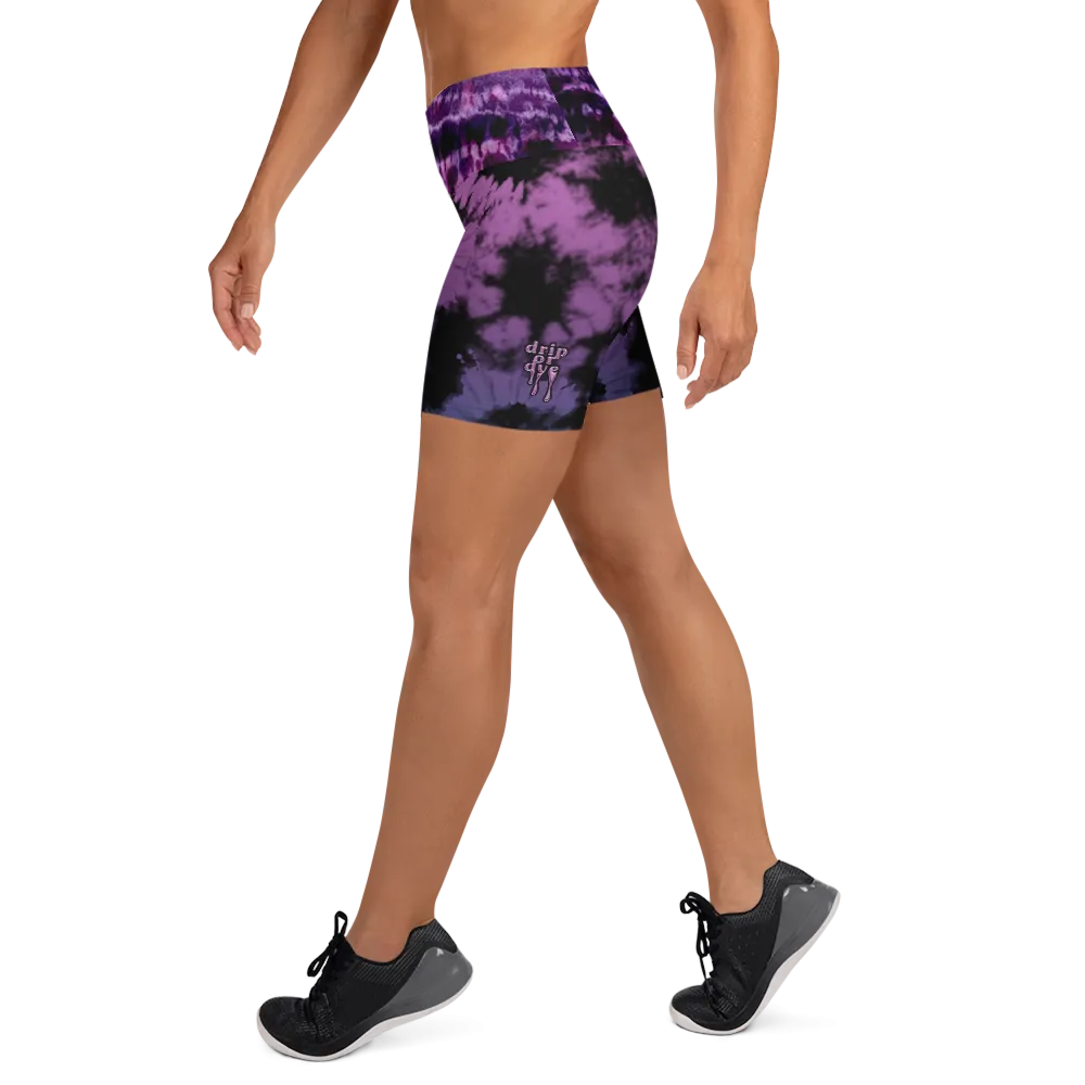 CRXWN | Drip or Dye Max 720 Bubble Pack HER Collection Acid Wash Tye Dye Yoga Shorts