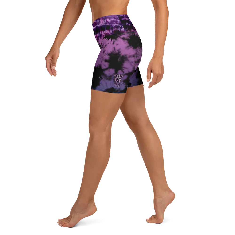 CRXWN | Drip or Dye Max 720 Bubble Pack HER Collection Acid Wash Tye Dye Yoga Shorts