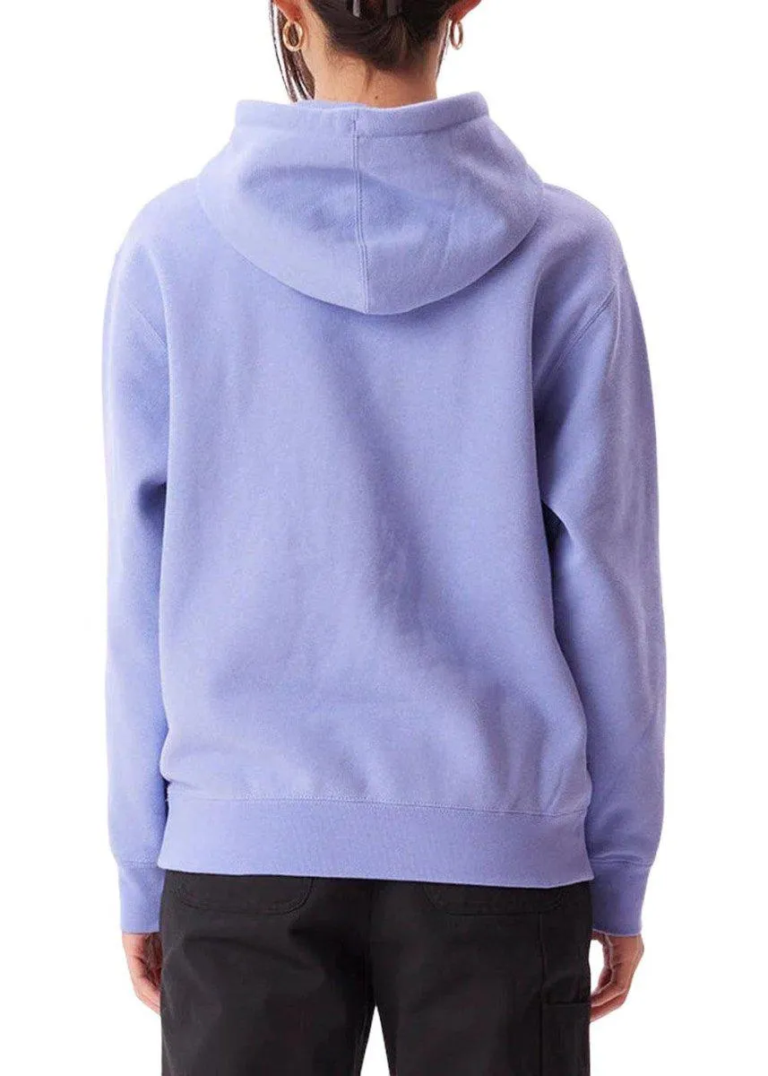 CUT OUT HOOD - White/Digital Violet