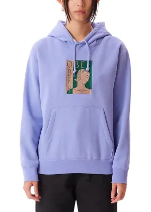 CUT OUT HOOD - White/Digital Violet