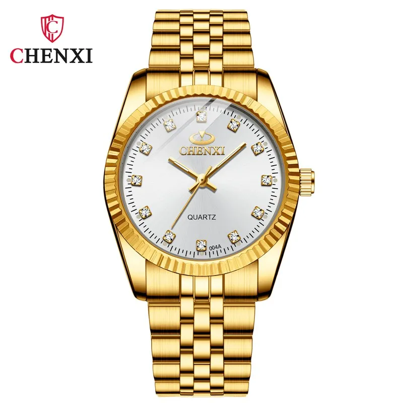 Dawn Men's Ladies Watch Waterproof Business Watch Watch Explosive Watch Women's Men's Gold Couple Watch