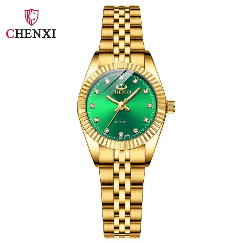 Dawn Men's Ladies Watch Waterproof Business Watch Watch Explosive Watch Women's Men's Gold Couple Watch