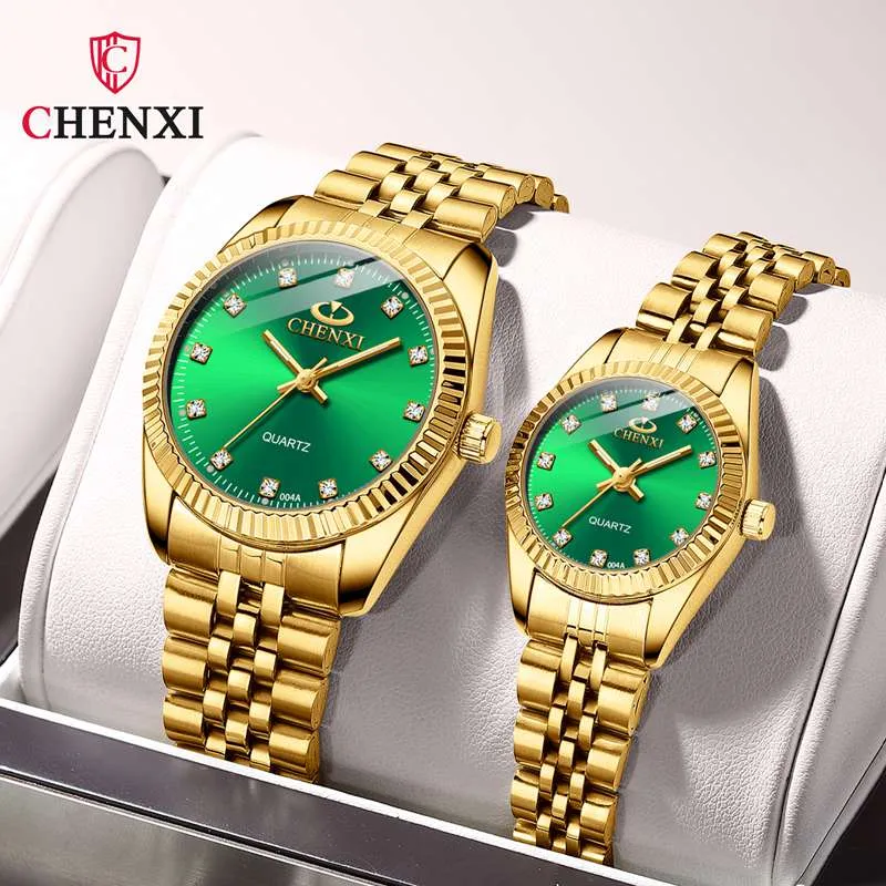 Dawn Men's Ladies Watch Waterproof Business Watch Watch Explosive Watch Women's Men's Gold Couple Watch