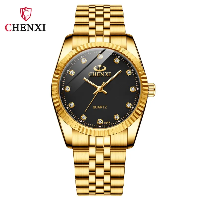 Dawn Men's Ladies Watch Waterproof Business Watch Watch Explosive Watch Women's Men's Gold Couple Watch