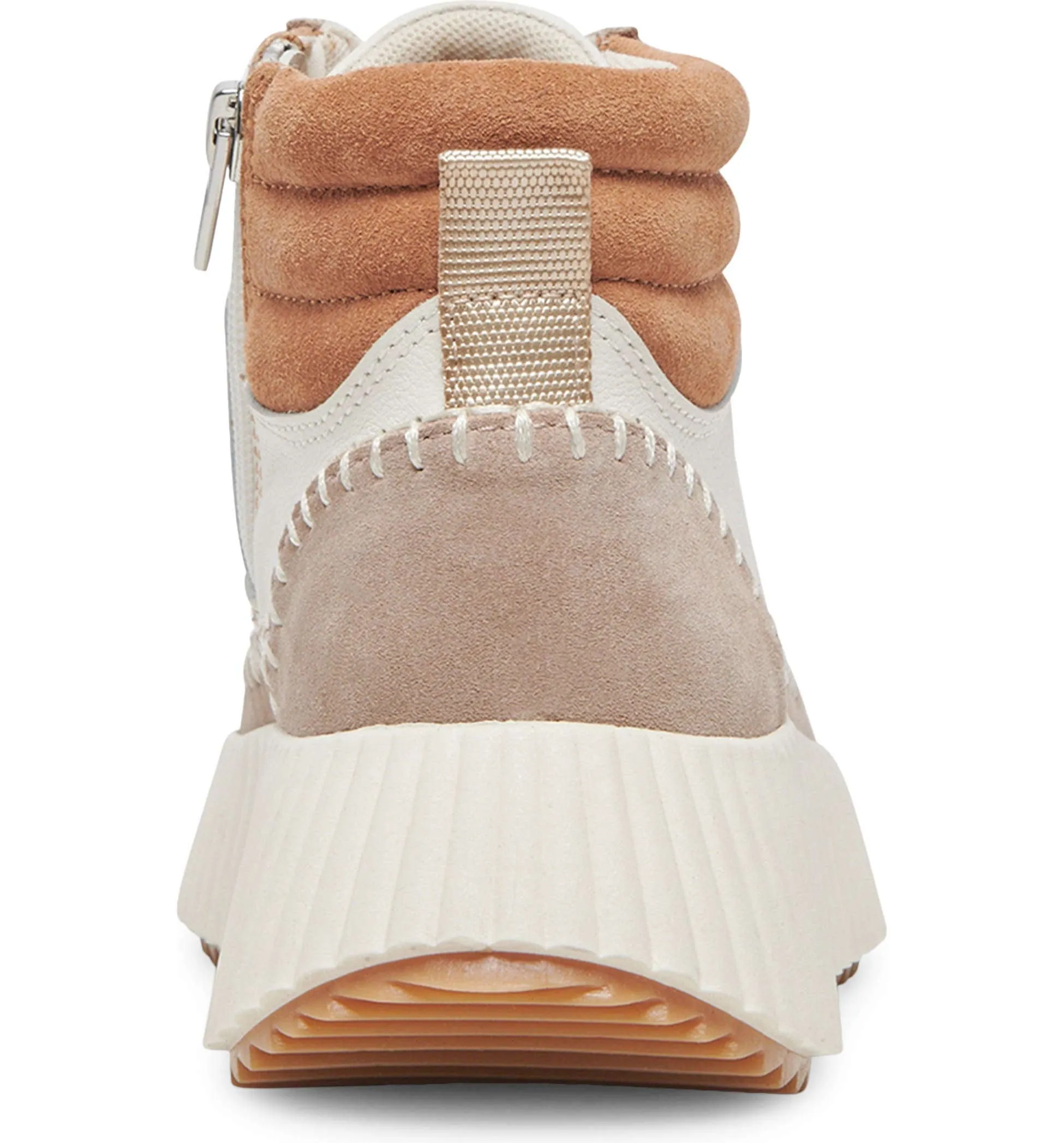 Dolce Vita Daley High Top Sneaker in Taupe Multi Suede