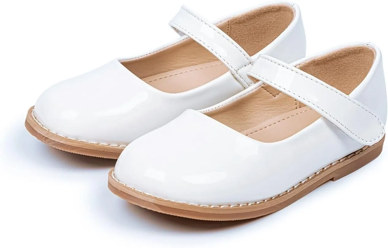 Dress Shoes for Girls Patent Leather Shoes Toddler Girls Shoes Wedding Party Girls School Mary Jane Shoes