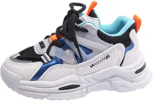 Fashion Spring and Summer Children Sports Shoes Boys and Girls Round Toe Thick Soles Lightweight Mesh Size 3 Girls Shoes