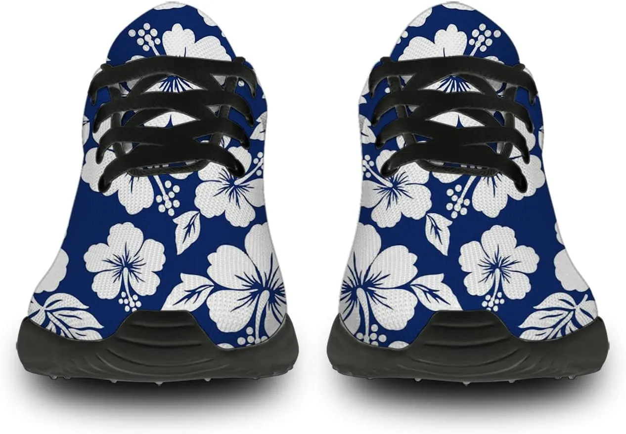 Flower Shoes for Women Men Running Shoes Womens Mens Comfortable Walking Tennis Sneakers Floral Shoes Gifts