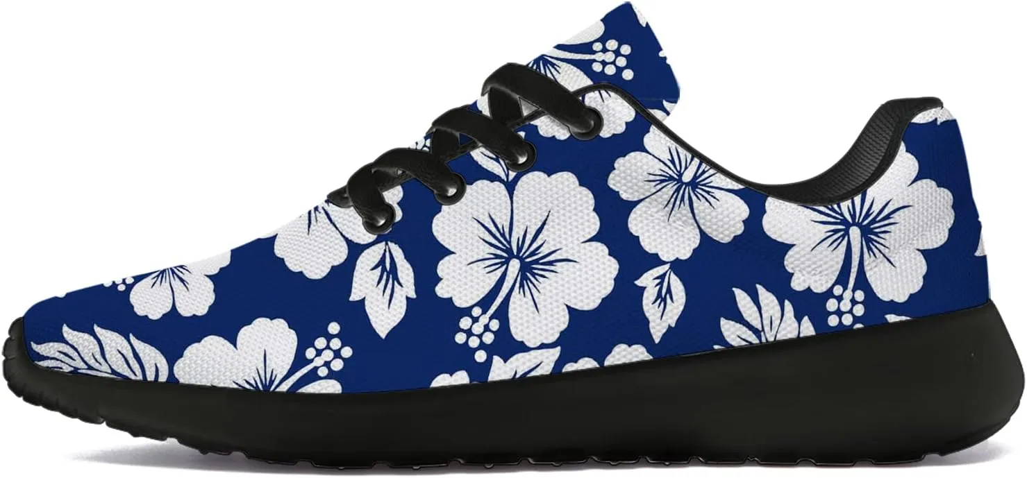 Flower Shoes for Women Men Running Shoes Womens Mens Comfortable Walking Tennis Sneakers Floral Shoes Gifts