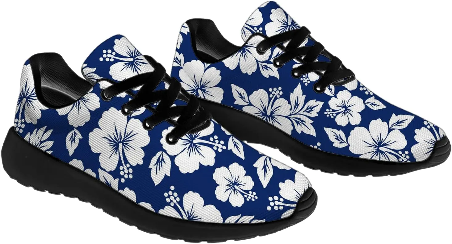 Flower Shoes for Women Men Running Shoes Womens Mens Comfortable Walking Tennis Sneakers Floral Shoes Gifts