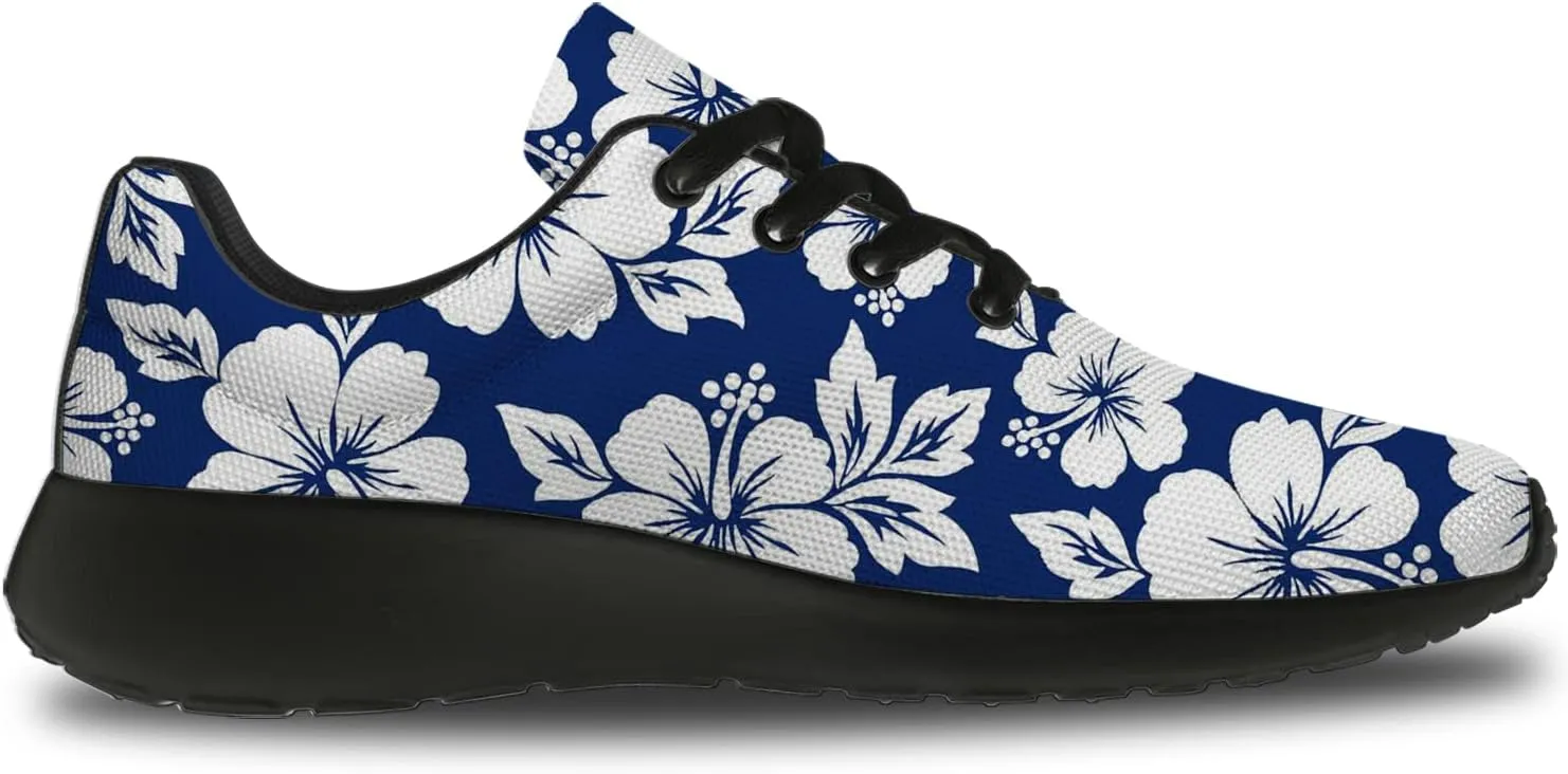 Flower Shoes for Women Men Running Shoes Womens Mens Comfortable Walking Tennis Sneakers Floral Shoes Gifts