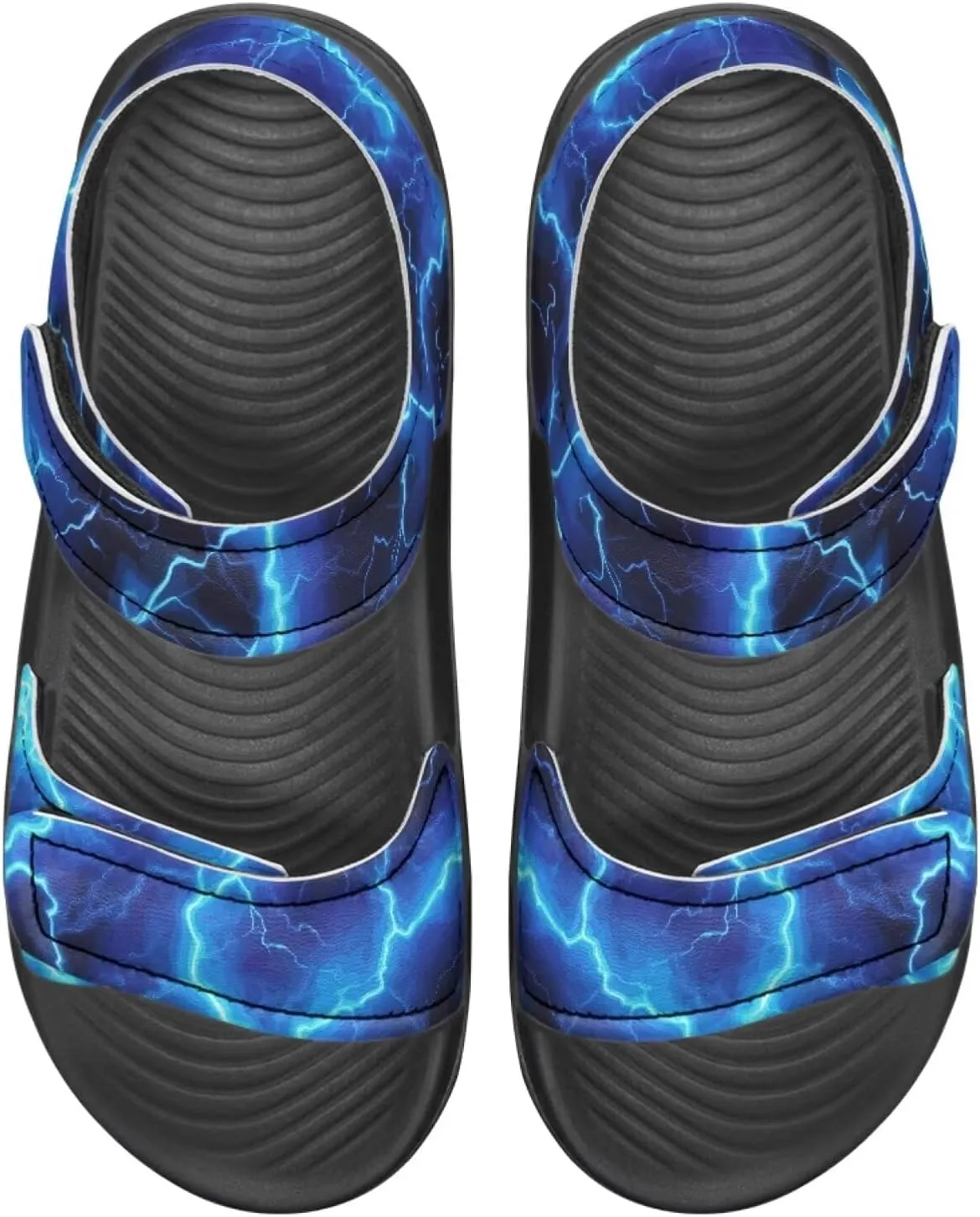 Forchrinse Boys Sandals Summer Cool Print Sport Sandals Outdoor Open-Toe Shoes for Toddler/Little Kid/Big Kid