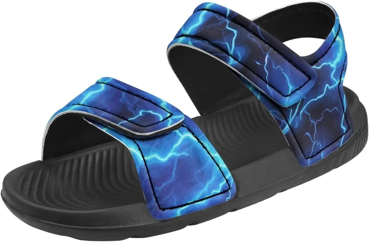 Forchrinse Boys Sandals Summer Cool Print Sport Sandals Outdoor Open-Toe Shoes for Toddler/Little Kid/Big Kid